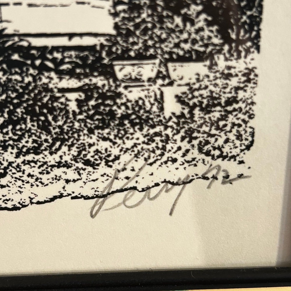 Vintage Artist signed Architectural Prints - Picture 5 of 6